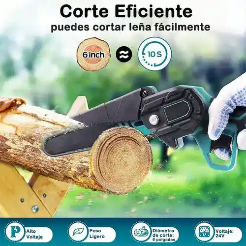 PowerCut™ Mini Motosierra Inalámbrica con 2 Baterías - ENVÍO GRATIS - [PROMOCIÓN DISPONIBLE SOLO HOY]