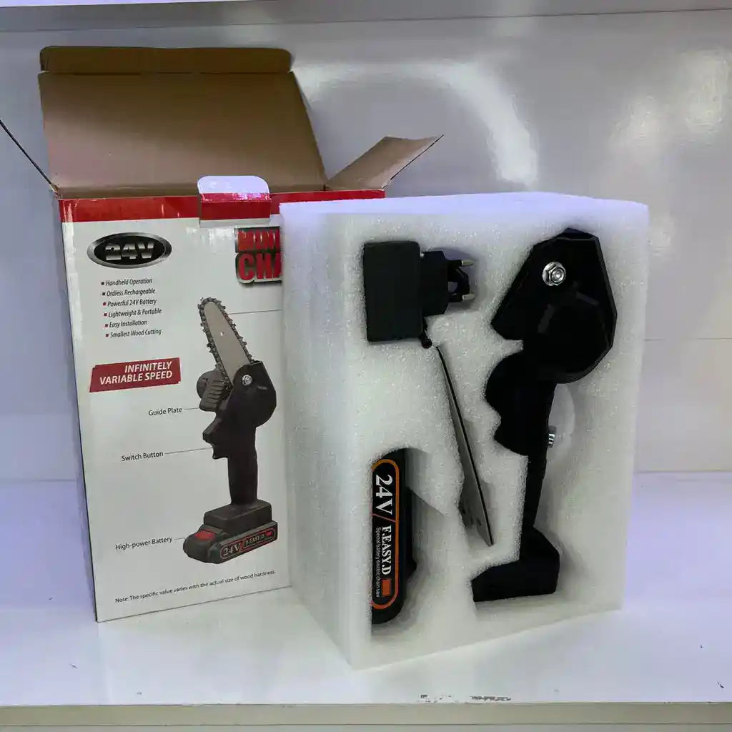 PowerCut™ Mini Motosierra Inalámbrica con 2 Baterías - ENVÍO GRATIS - [PROMOCIÓN DISPONIBLE SOLO HOY]
